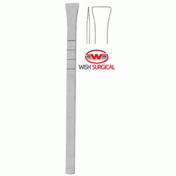 Cottle Osteotome, 18cm, 16mm, Fishtail Shaped End, Straight, Graduated