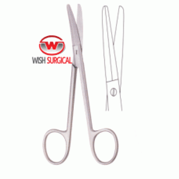 Foman Dissecting Scissors 13.5 Cm