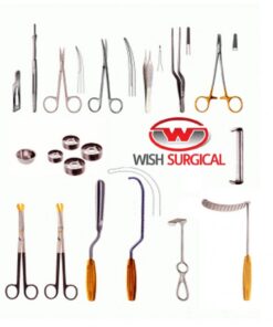 Mammaplasty Set DetailsInstrument Description# of Units01. Scalpel Blades #15 - Sterile, 100/Box102. Scalpel Handle, #7103. Jabeley Scissors, 13cm, Curved - Sharp/Sharp104. Metzenbaum Scissors, 20cm, Curved - Standard Pattern1+1Free05. &n...