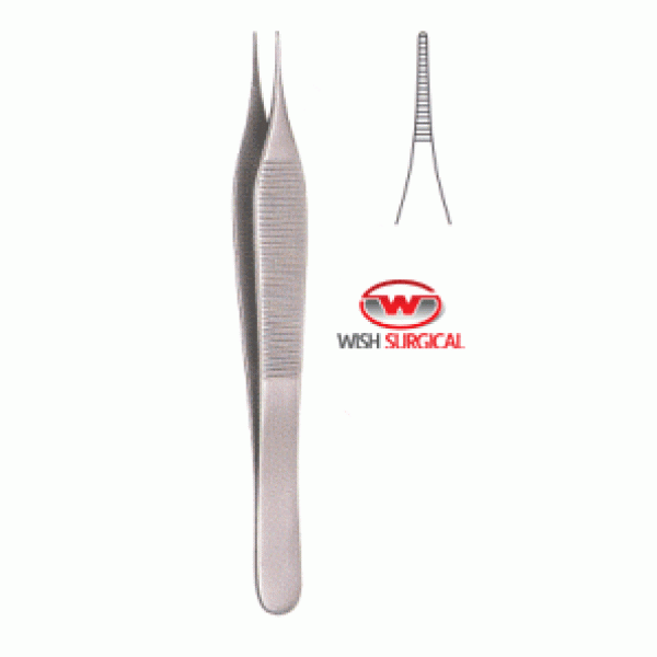 Adson Delicate Tissue And Suture Forceps Tc 1x2 Teeth 4107