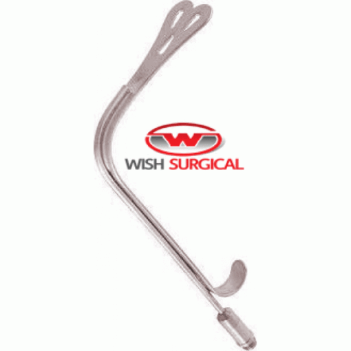 Tongue Depressor Retractor With Fiber Optic