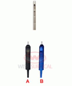 2 Port Liposuction Cannula with Aspirator Handle