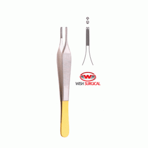 Adson Delicate Tissue And Suture Forceps, T.C. 1x2 Teeth