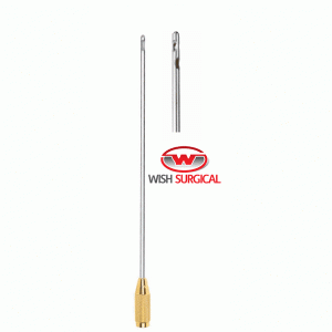 Liposuction Cannulas With 2 Lateral & 1 Central Hole with Threaded Handle