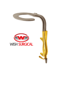 C Circular Breast Retractor With Fiber Optic