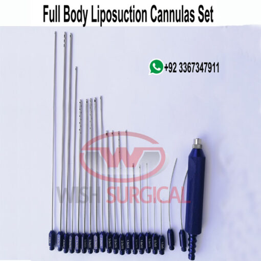 Liposuction Full Body Contouring Luer Lock Fat Transfer Cannulas