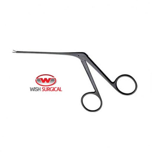 Mirco Fuller Introducing Forceps, for teflon prosthesis, Black, 8cm