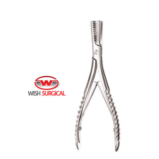 OBWEGESER Bone contouring forceps, convex  concave, Blade 12 x 30 mm, Length 17 cm