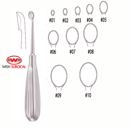 Volkmann Bone Curette Sharp, 17cm