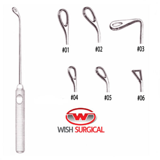 Coakley Nasal Curettes 17cm