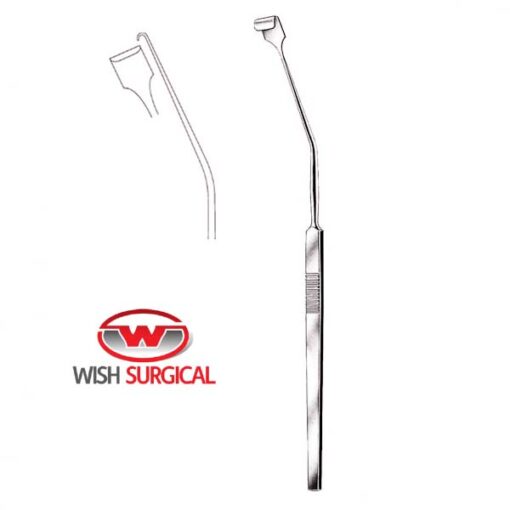 Nager Tampon Forceps, Tip 13 mm, Velum Hook, 19cm